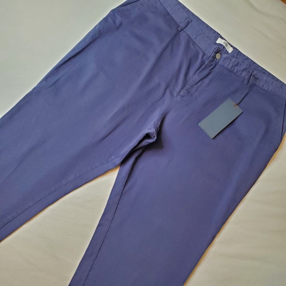 Spoke London Men's Size 44X34 NWT Build B Heroes Chino Pant Blue